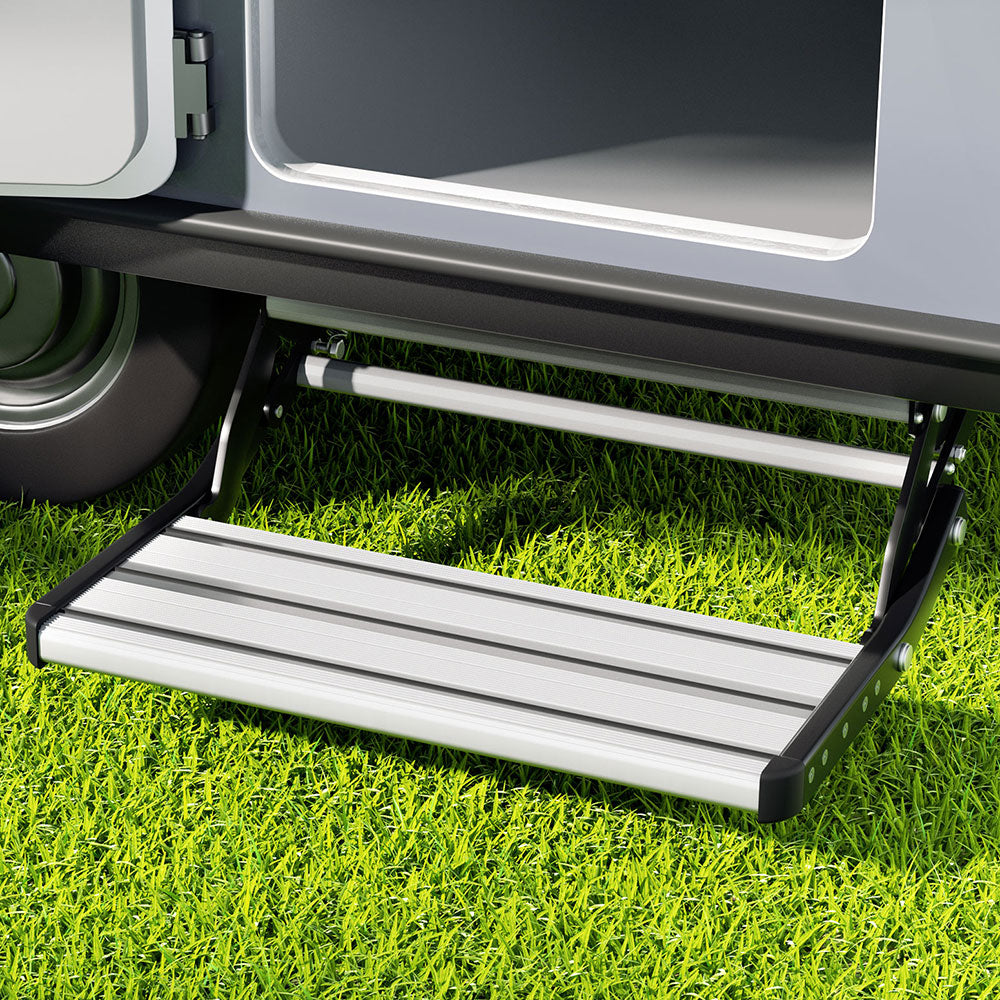 Stylish and affordable caravan step for safe, hassle-free access during your outdoor journeys. Perfect for budget-conscious travelers.