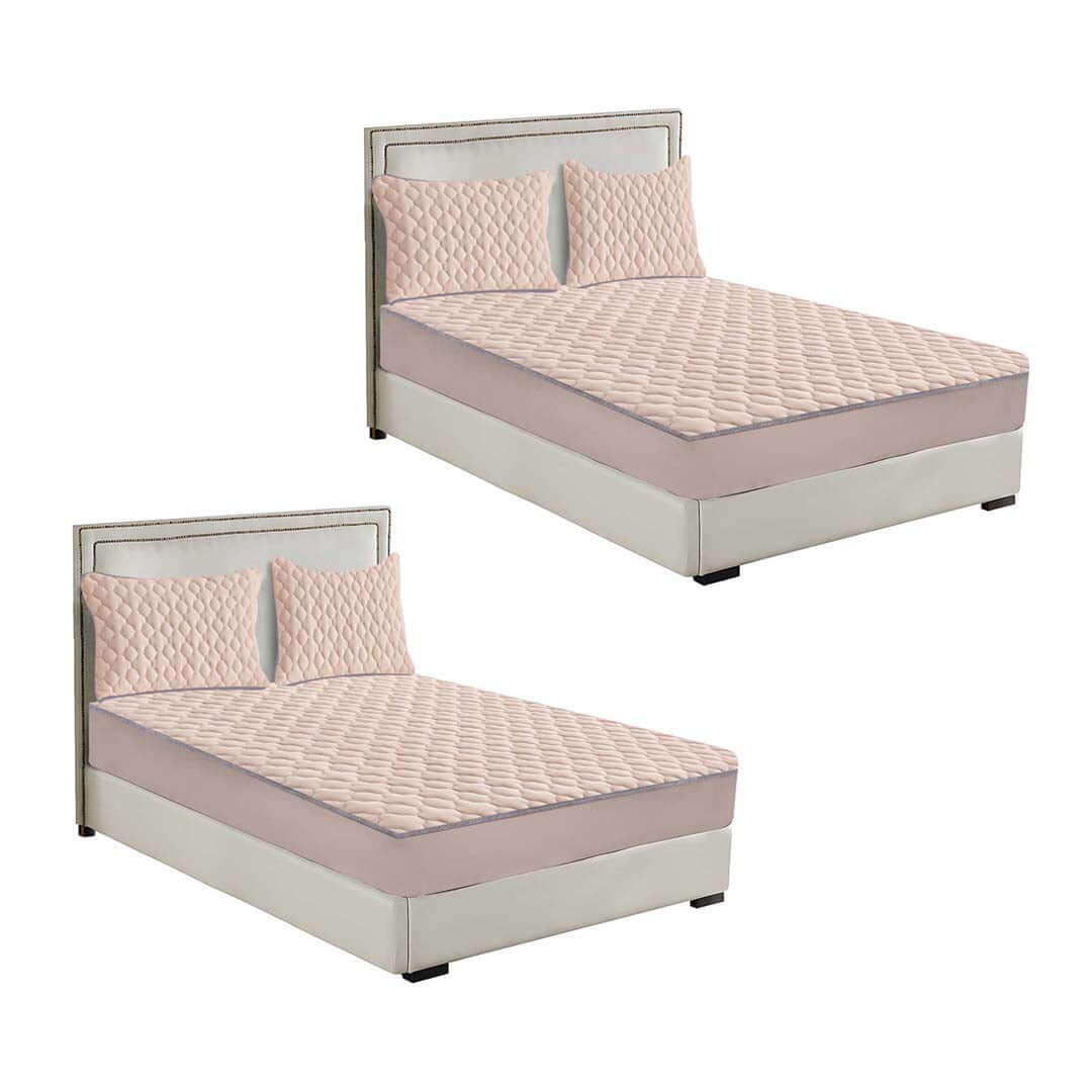 Affordable quality value furniture featuring twin pink quilted bed sets with matching pillows for stylish and comfortable homeware.