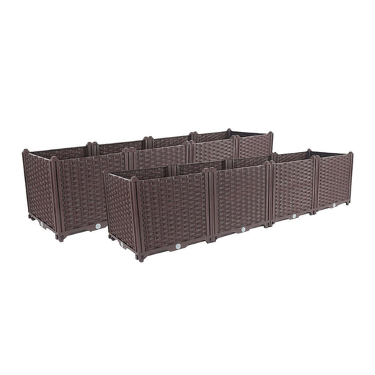 Affordable quality homewares - Dark brown woven storage baskets offering great value furniture solutions.