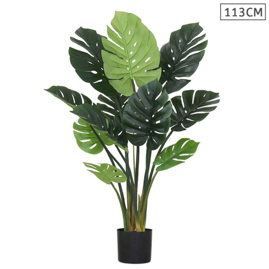 113cm potted green artificial plant adding natural beauty to home decor