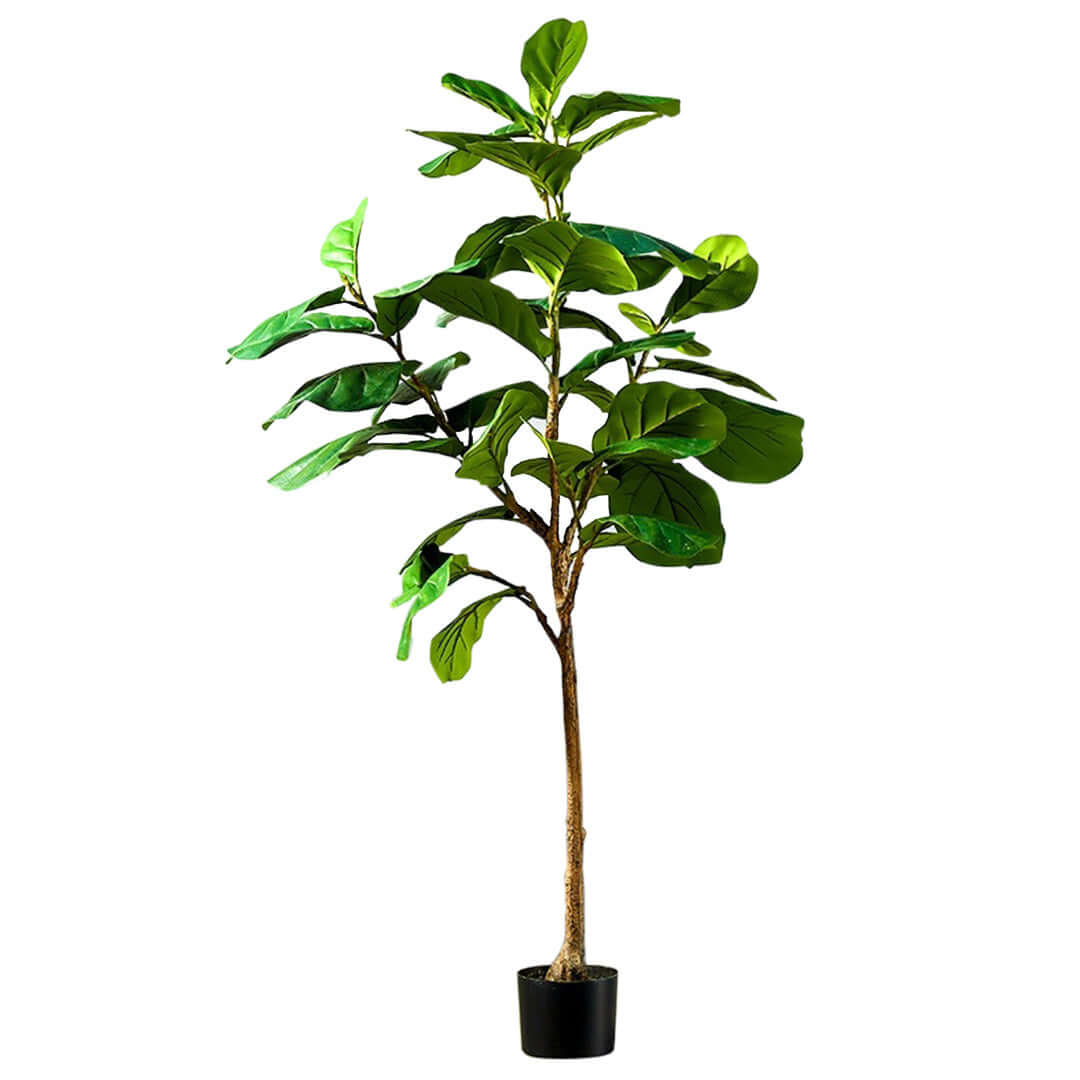 Potted artificial plant with green leaves, ideal for affordable homewares and quality value furniture decor.