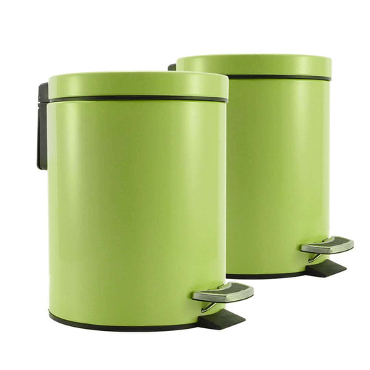 Affordable quality green pedal bins for home use. Value furniture and homewares. Stylish and practical waste bins for every room.