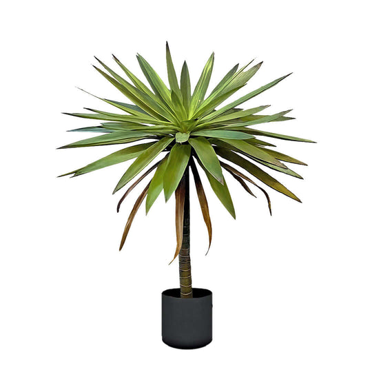 Potted artificial plant with green leaves for affordable and quality homewares, providing value furniture decor.