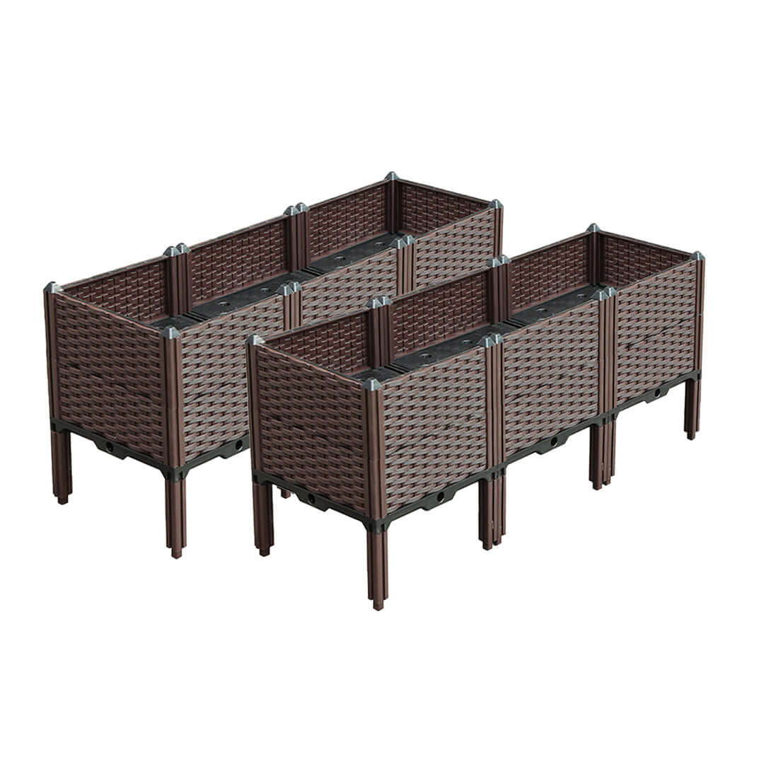 Affordable high-quality rattan garden planters for value furniture and homeware solutions.