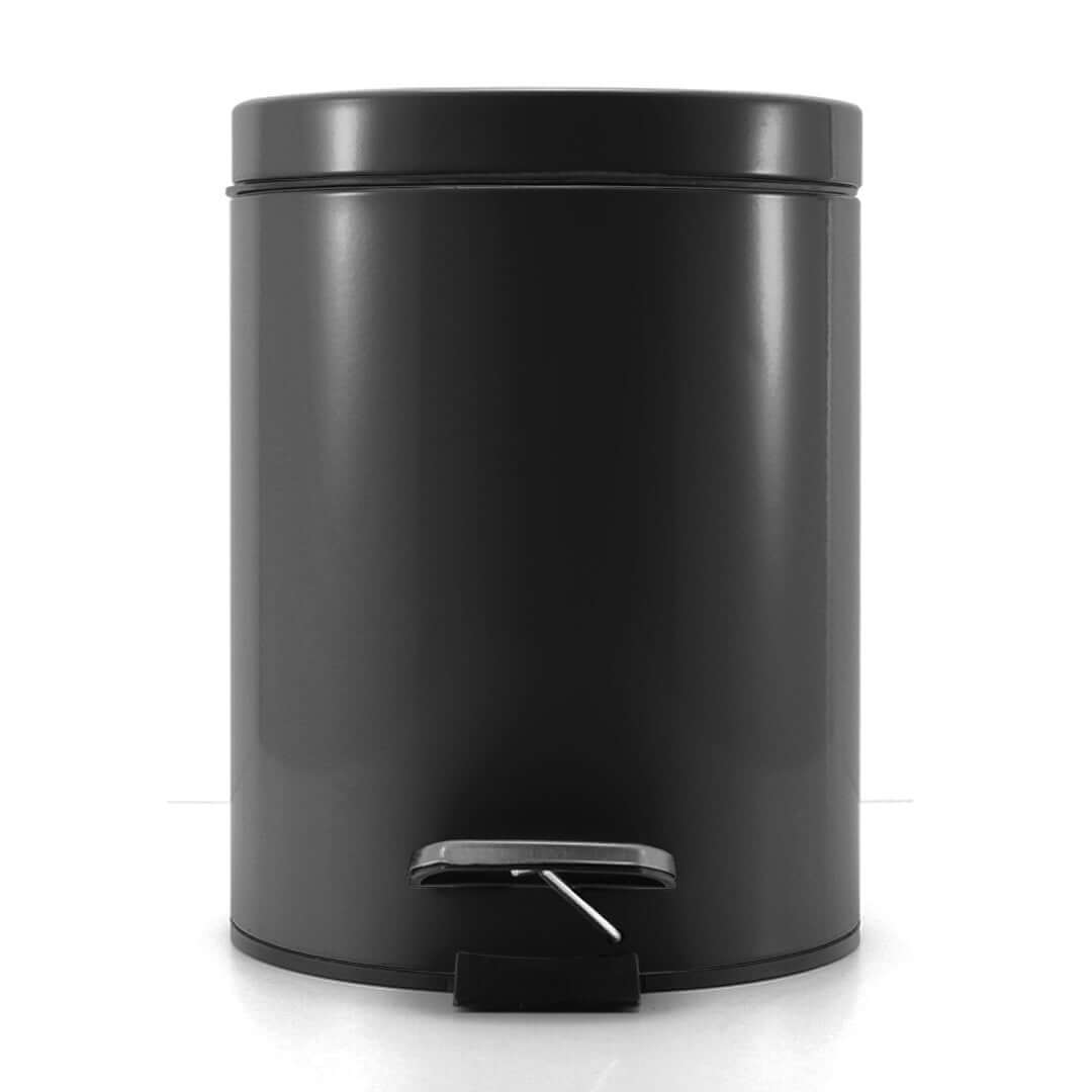 Affordable quality black pedal bin for homewares and value furniture.