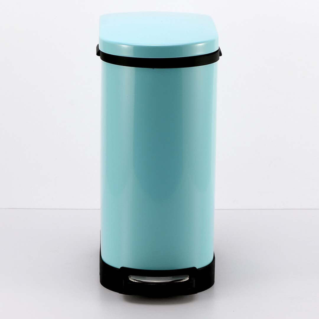 Affordable quality blue pedal bin for homewares and value furniture.