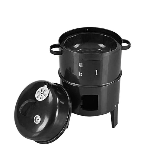 Affordable black cooking stove with detachable lid, perfect for quality homewares and value furniture enthusiasts.