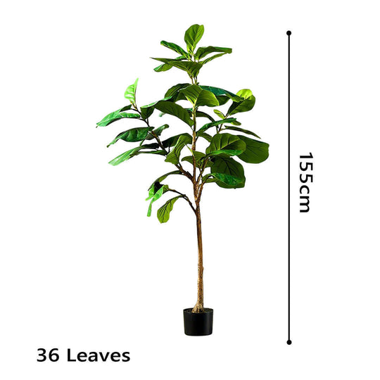 Artificial plant with 36 leaves, 155cm tall, perfect for adding affordable, quality home décor and value furniture accents.