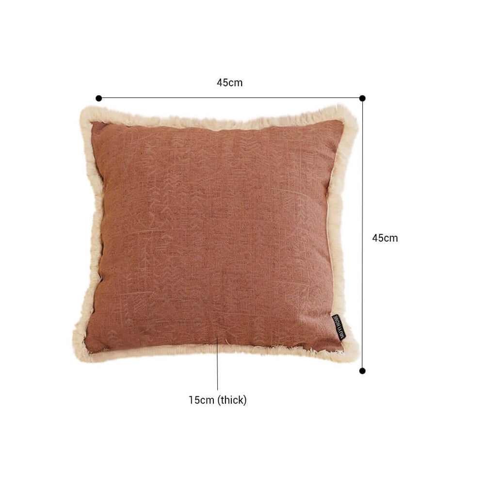 Affordable quality homewares - 45cm x 45cm value furniture cushion with 15cm thickness in a cozy design.