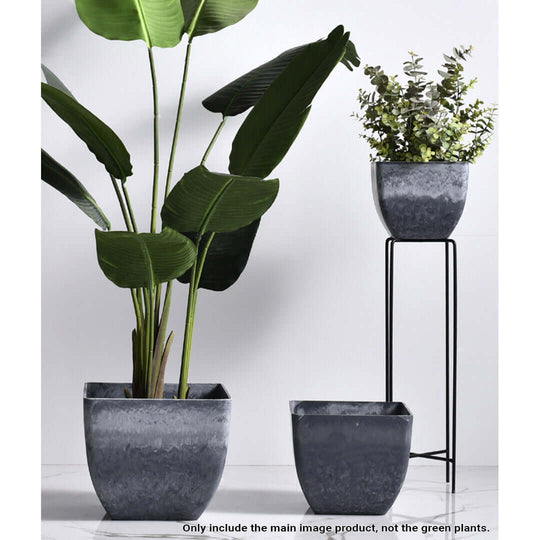 Affordable grey homeware planters, modern value furniture options for quality home decor