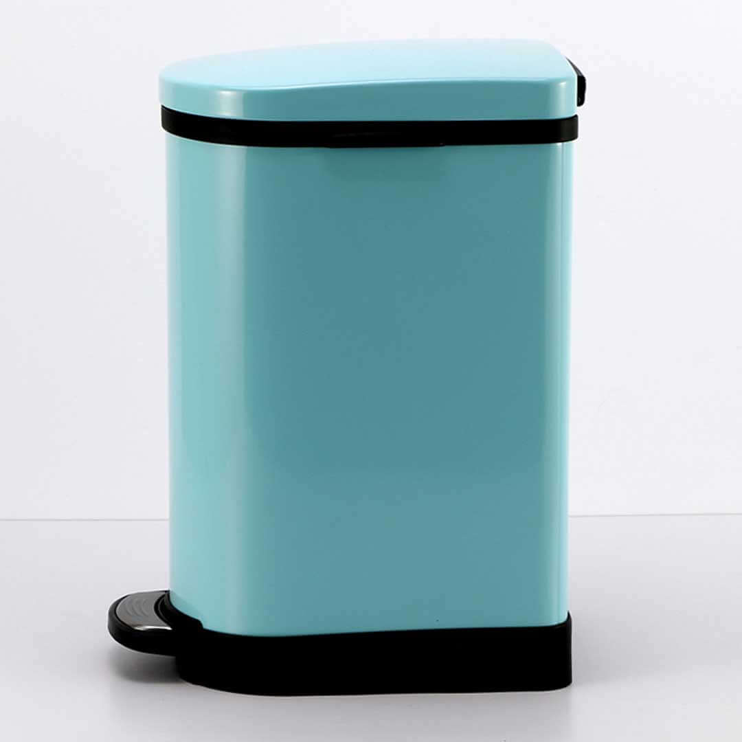 Affordable quality homewares - light blue pedal bin for value furniture