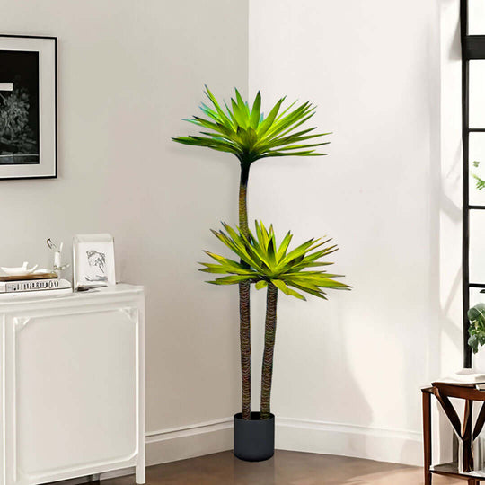 Elegant home decor with affordable and quality artificial yucca plant, perfect value furniture addition to any stylish interior.