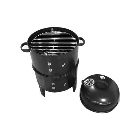 Affordable quality black grill smoker for cooking and outdoor barbecues, versatile homeware offering great value furniture.