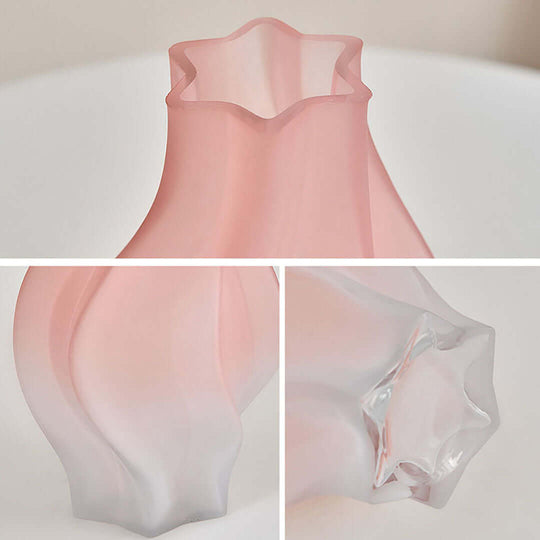 Elegant pink glass vase showcasing exquisite craftsmanship and modern design, perfect for affordable homewares and quality value furniture.