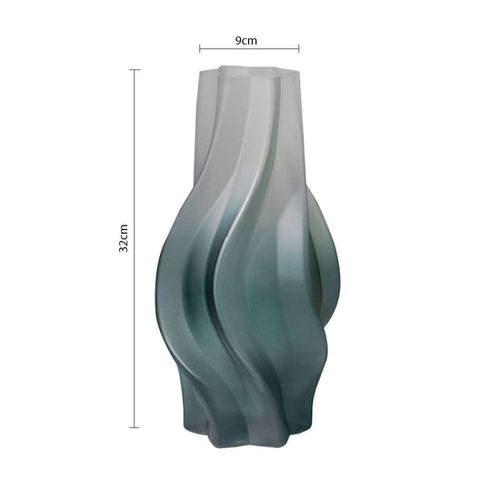 Elegant 32cm tall grey vase, affordable quality homewares and value furniture accessory