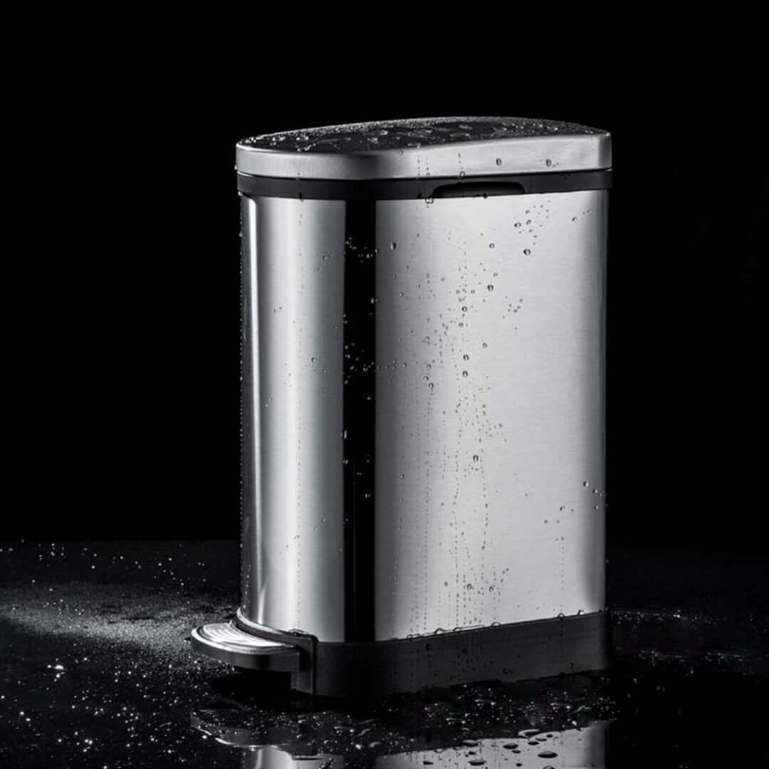 Affordable quality stainless steel trash bin - value homewares furniture item