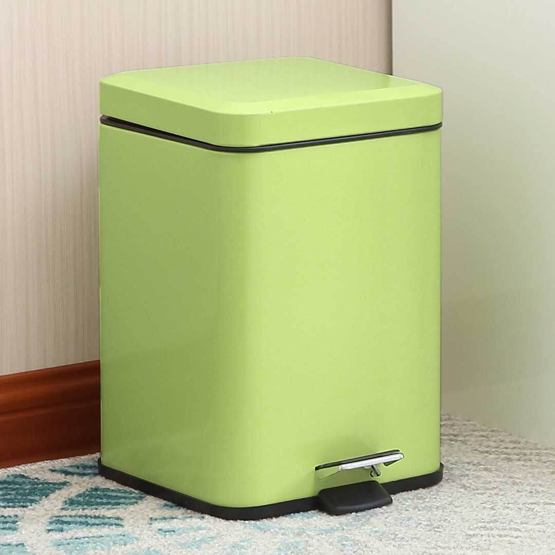 Affordable quality homewares green pedal trash can for value furniture lovers.