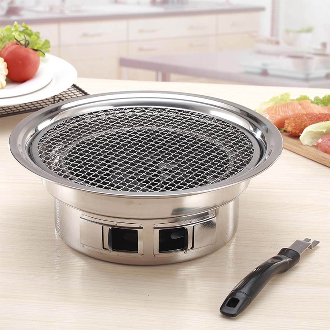 Affordable stainless steel grill for home cooking, quality homewares, and value furniture in a modern kitchen.