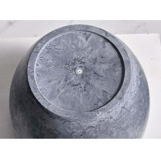 Affordable quality homeware round grey marble table with value furniture and modern design.