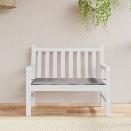 Garden Bench Cushion Grey 120x50x3 cm Oxford Fabric