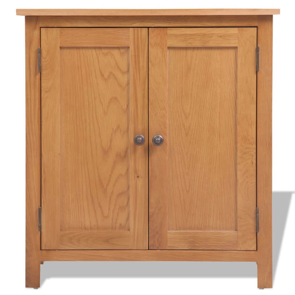 Sideboard 70X35X75 Cm Solid Oak Wood