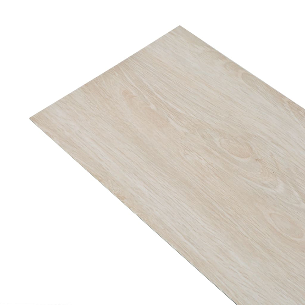 Non Self-adhesive PVC Flooring Planks 5.26 m² 2 mm Oak Classic White