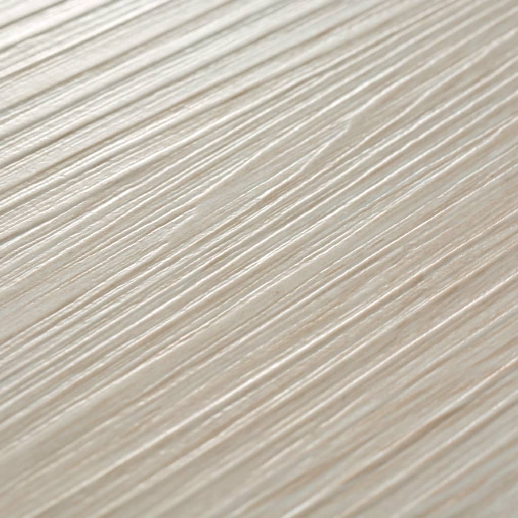 Non Self-adhesive PVC Flooring Planks 5.26 m² 2 mm Oak Classic White