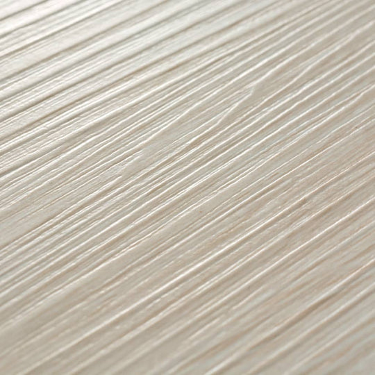 Non Self-adhesive PVC Flooring Planks 5.26 m² 2 mm Oak Classic White