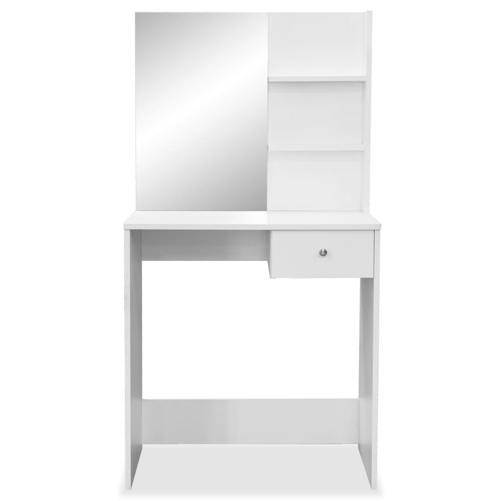 Dressing Table Engineered Wood 75x40x141 cm White