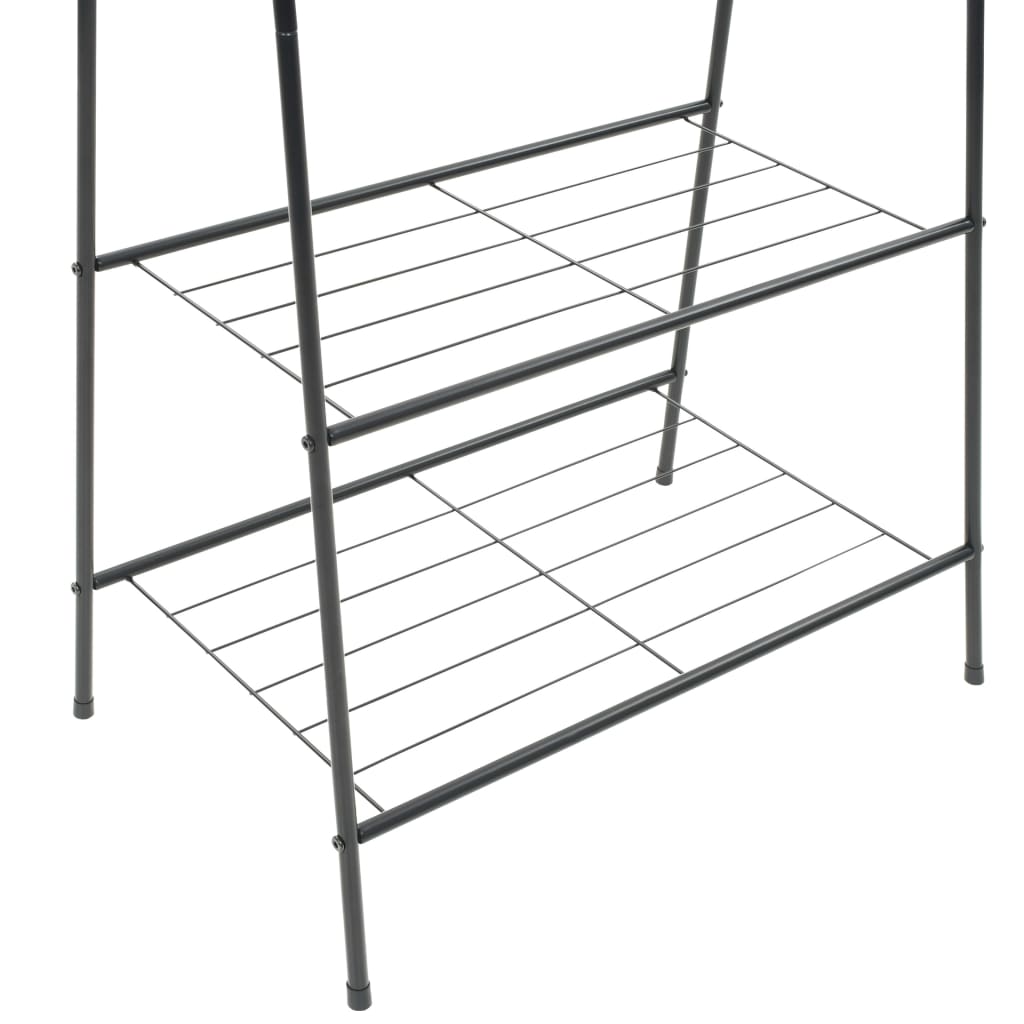 Clothes Rack 59x35x150 cm Black