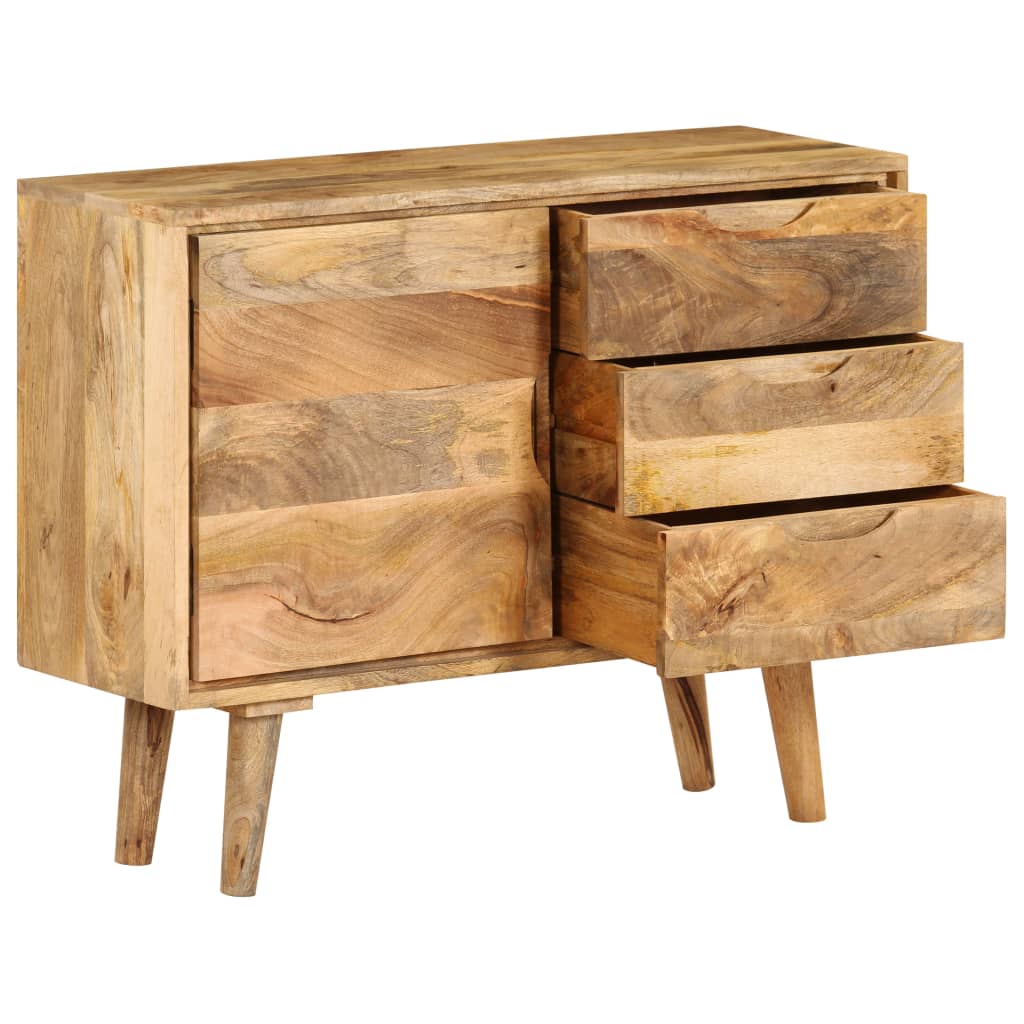 Sideboard Solid Mango Wood 90X30X69 Cm