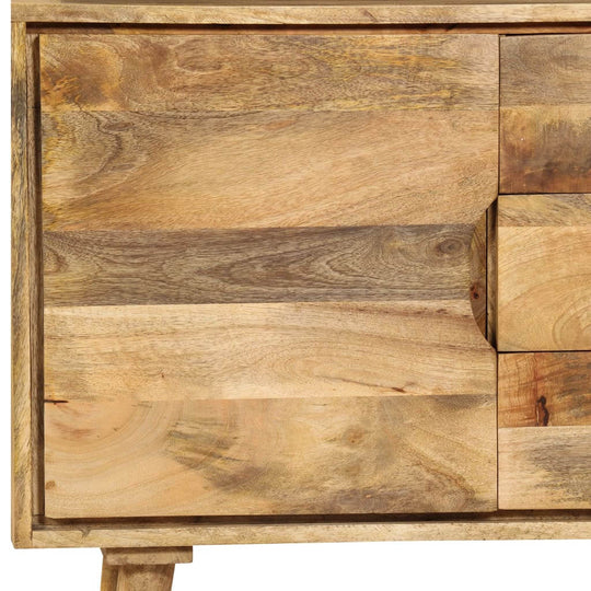 Sideboard Solid Mango Wood 90X30X69 Cm