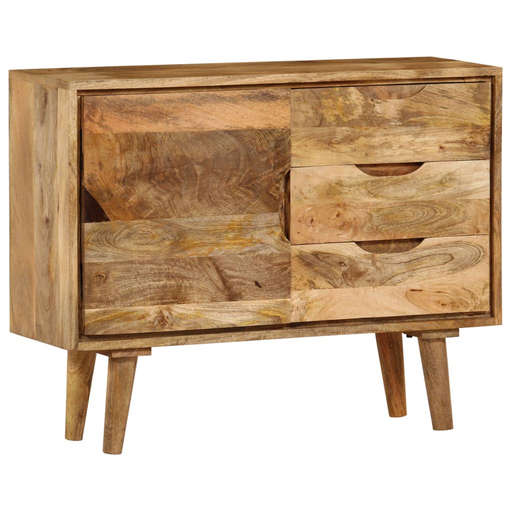 Sideboard Solid Mango Wood 90X30X69 Cm