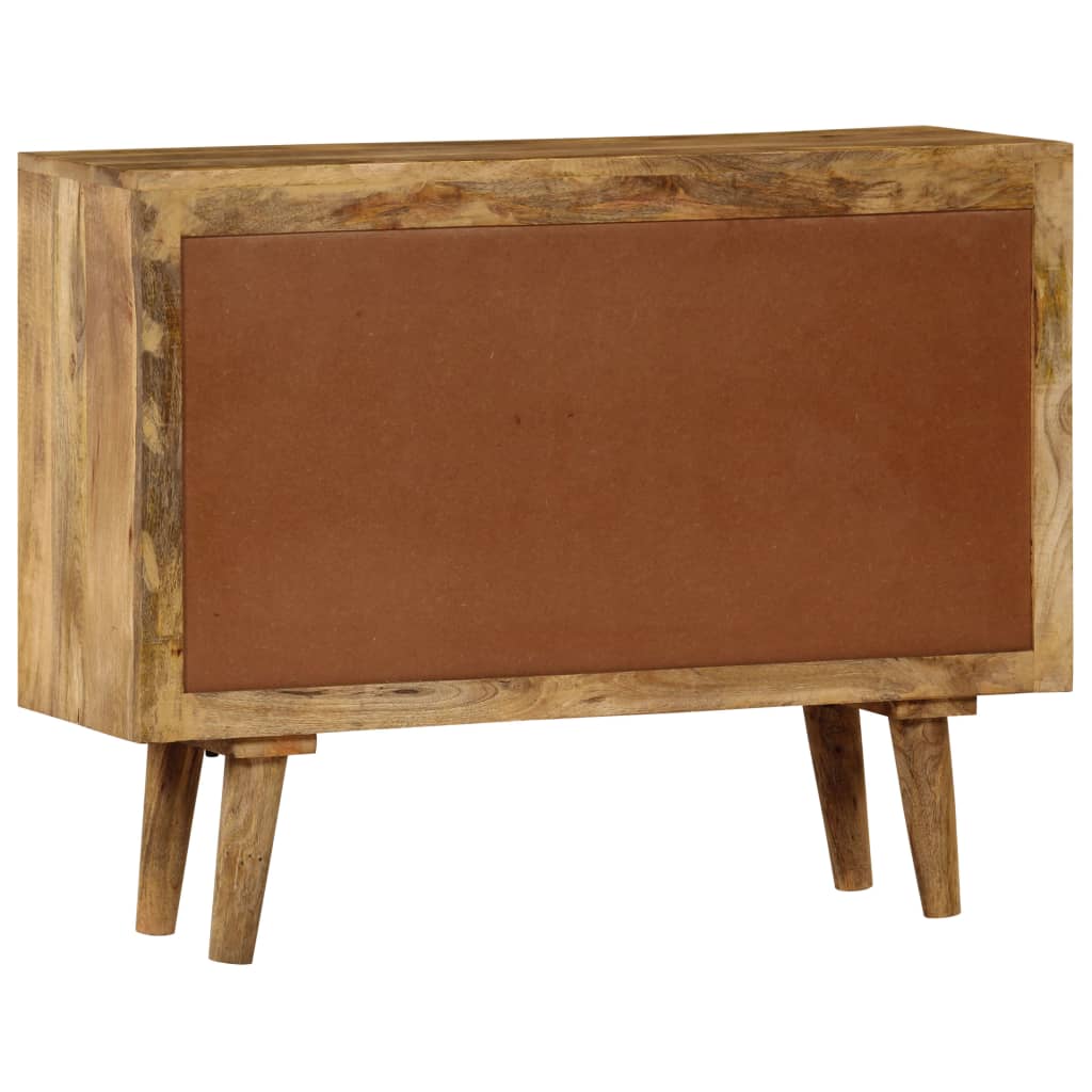 Sideboard Solid Mango Wood 90X30X69 Cm