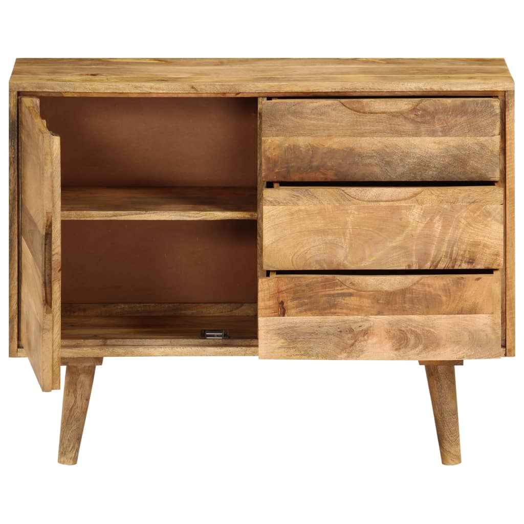 Sideboard Solid Mango Wood 90X30X69 Cm