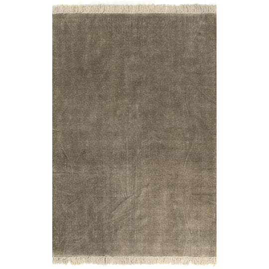 Kilim Rug Cotton 120x180 cm Taupe