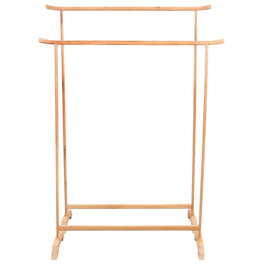 Clothes Racks 2 pcs Solid Oak Wood