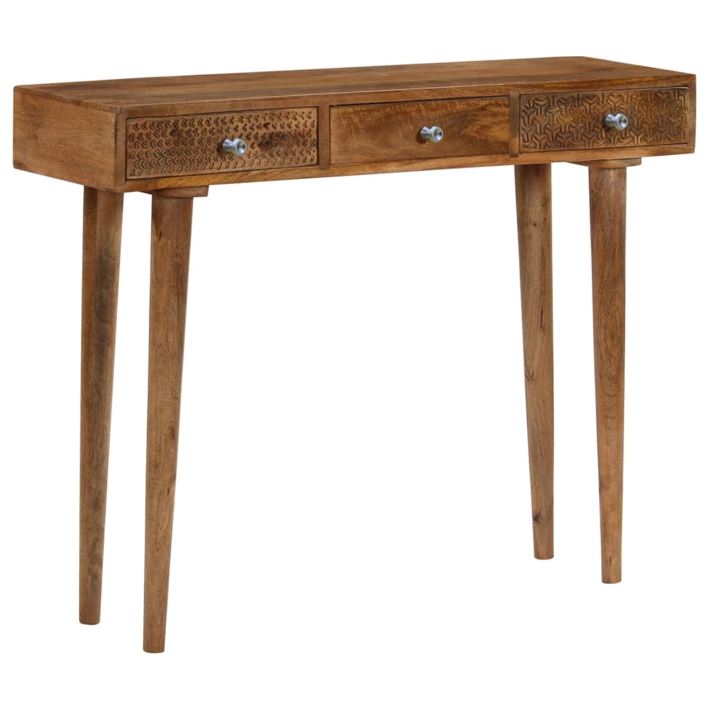 Console Table Solid Mango Wood 102X30X79 Cm