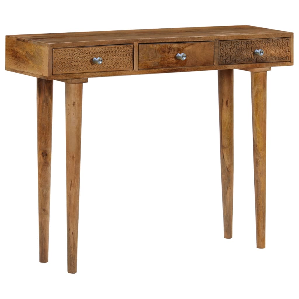 Console Table Solid Mango Wood 102X30X79 Cm