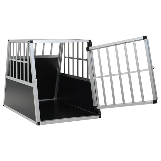 Dog Cage with Single Door 65x91x69.5 cm