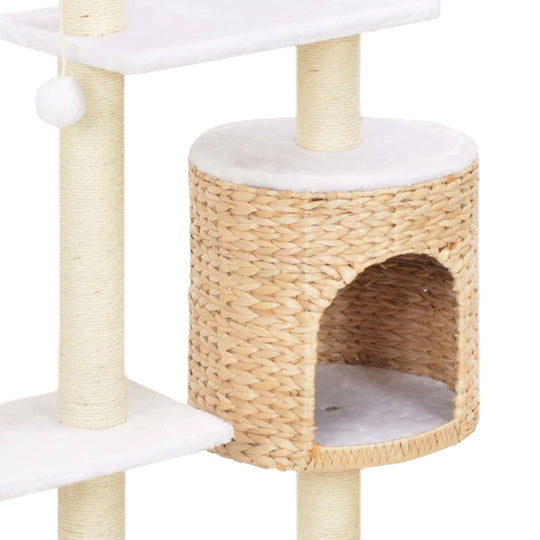 Cat Tree with Sisal Scratching Post Seagrass