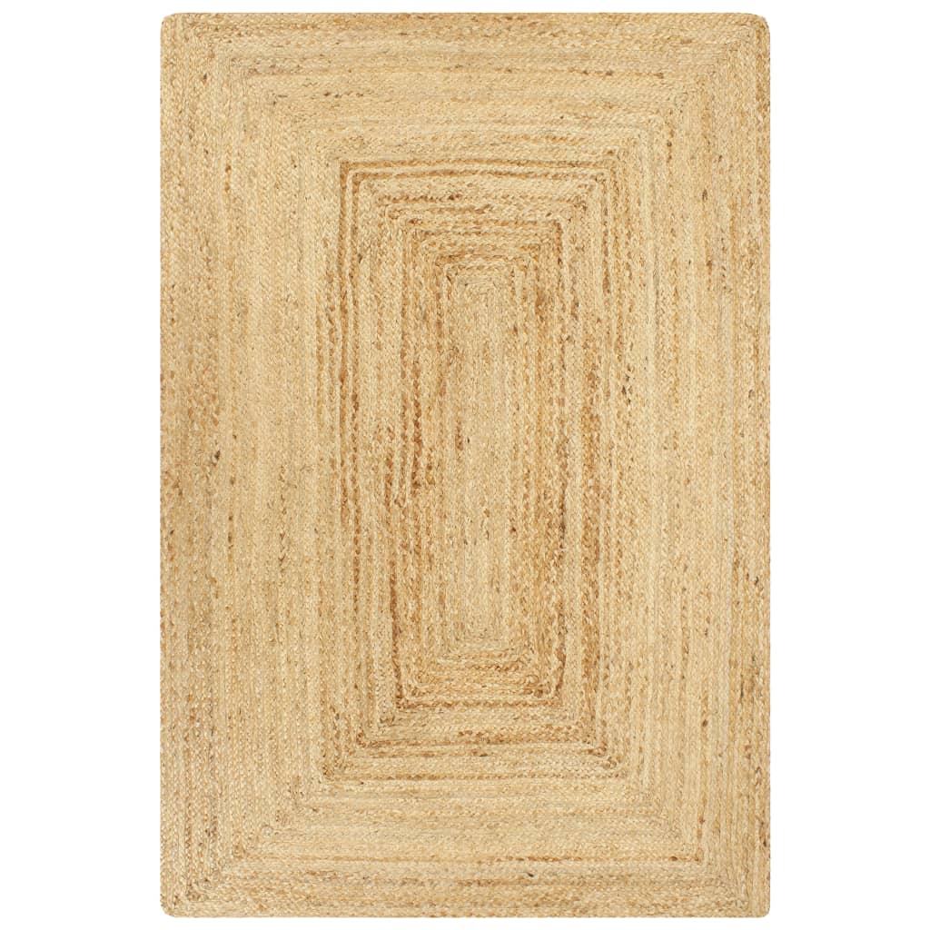 Handmade Rug Jute Natural 160x230 cm