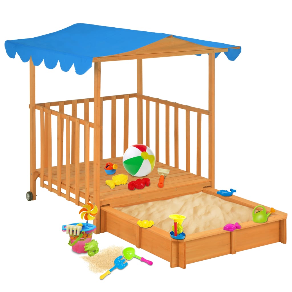 Blue, feed-cond-new, feed-sl-vidaXL Freight Payable, new, Outdoor Play Equipment, parcel, Sandboxes, Toys & Games, Toys & Games > Outdoor Play Equipment > Sandboxes, vidaXLKids Playhouse With Sandbox Fir Wood Blue Uv50 - Premium Sandboxes from vidaXL ! Shop Online Buy Now at S & D's Value Store Family Business Best Customer ServiceBlue, feed-cond-new, feed-sl-vidaXL Freight Payable, new, Outdoor Play Equipment, parcel, Sandboxes, Toys & Games, Toys & Games > Outdoor Play Equipment > Sandboxes, vidaXL