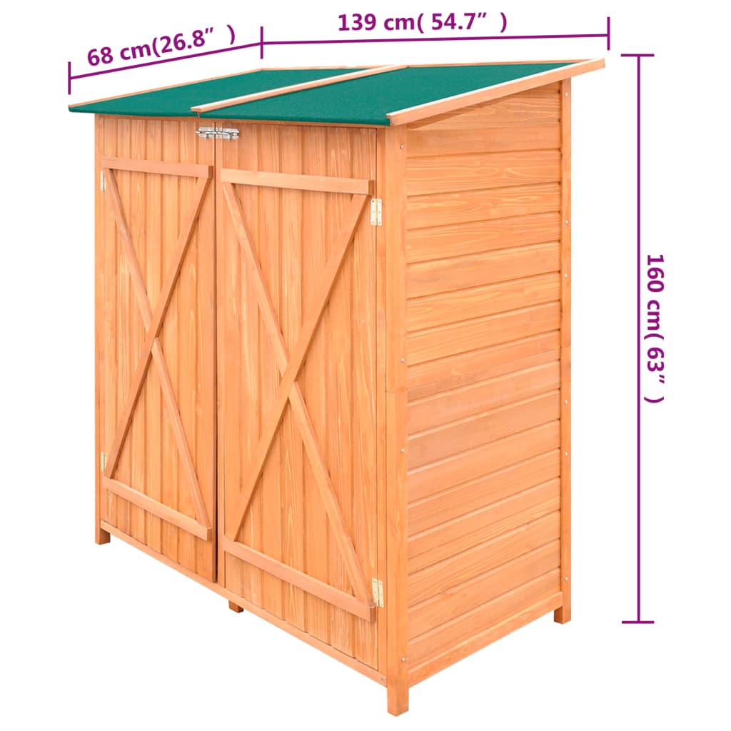 Wooden Shed Garden Tool Shed Storage Room Large