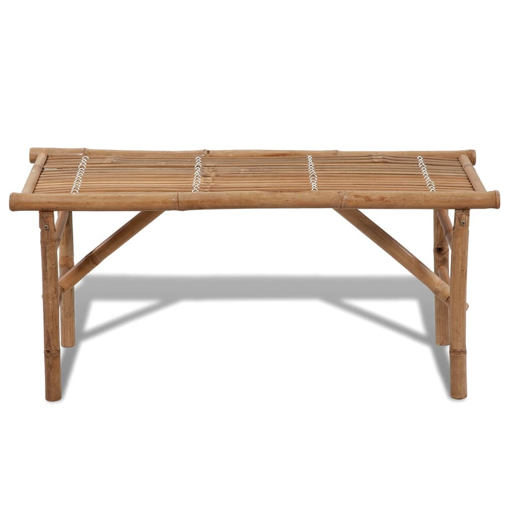 Folding Garden Bench 118 cm Bamboo