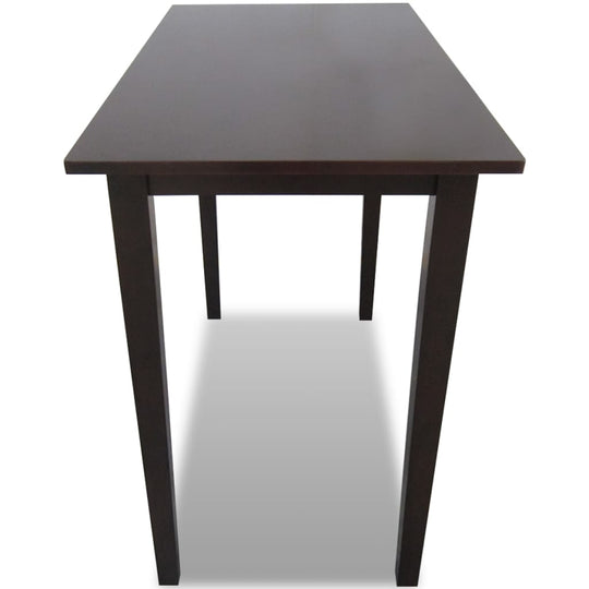 Wooden Bar Table Brown