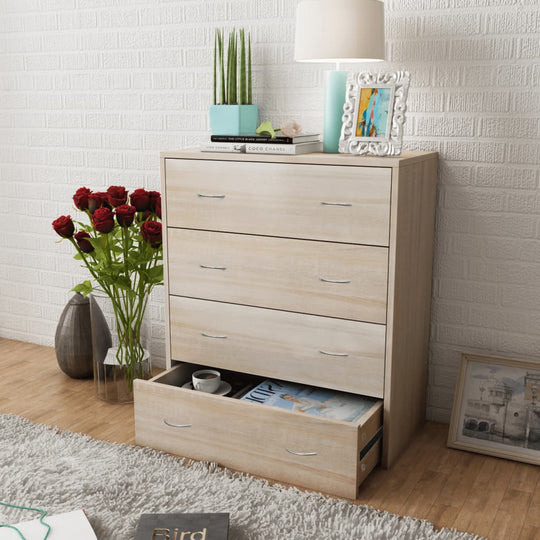 Brown, Buffets & Sideboards, Cabinets & Storage, Furniture, Furniture > Cabinets & Storage > Buffets & Sideboards, parcel, vidaXLSideboard With 4 Drawers 60X30.5X71 Cm Colour - Premium Buffets & Sideboards from vidaXL ! Shop Online Buy Now at S & D's Value Store Family Business Best Customer ServiceBrown, Buffets & Sideboards, Cabinets & Storage, Furniture, Furniture > Cabinets & Storage > Buffets & Sideboards, parcel, vidaXL