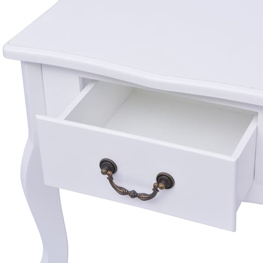 Bedside Cabinet MDF White