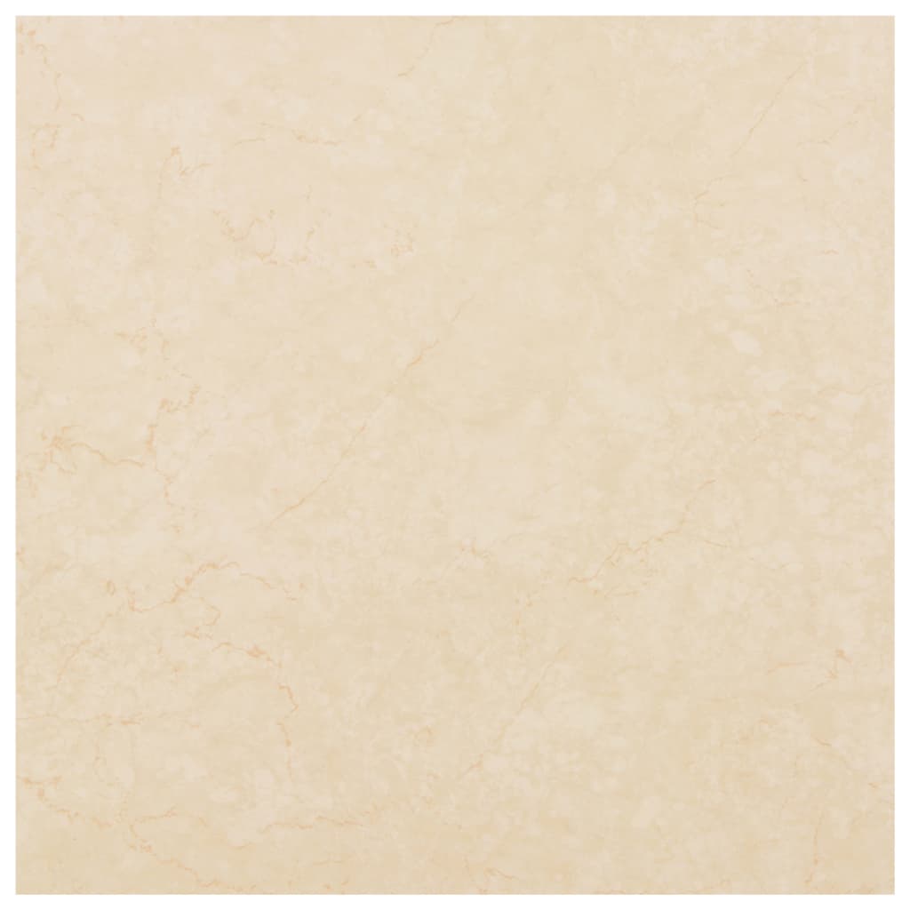 Beige self-adhesive PVC flooring plank with natural texture and durable, waterproof design.