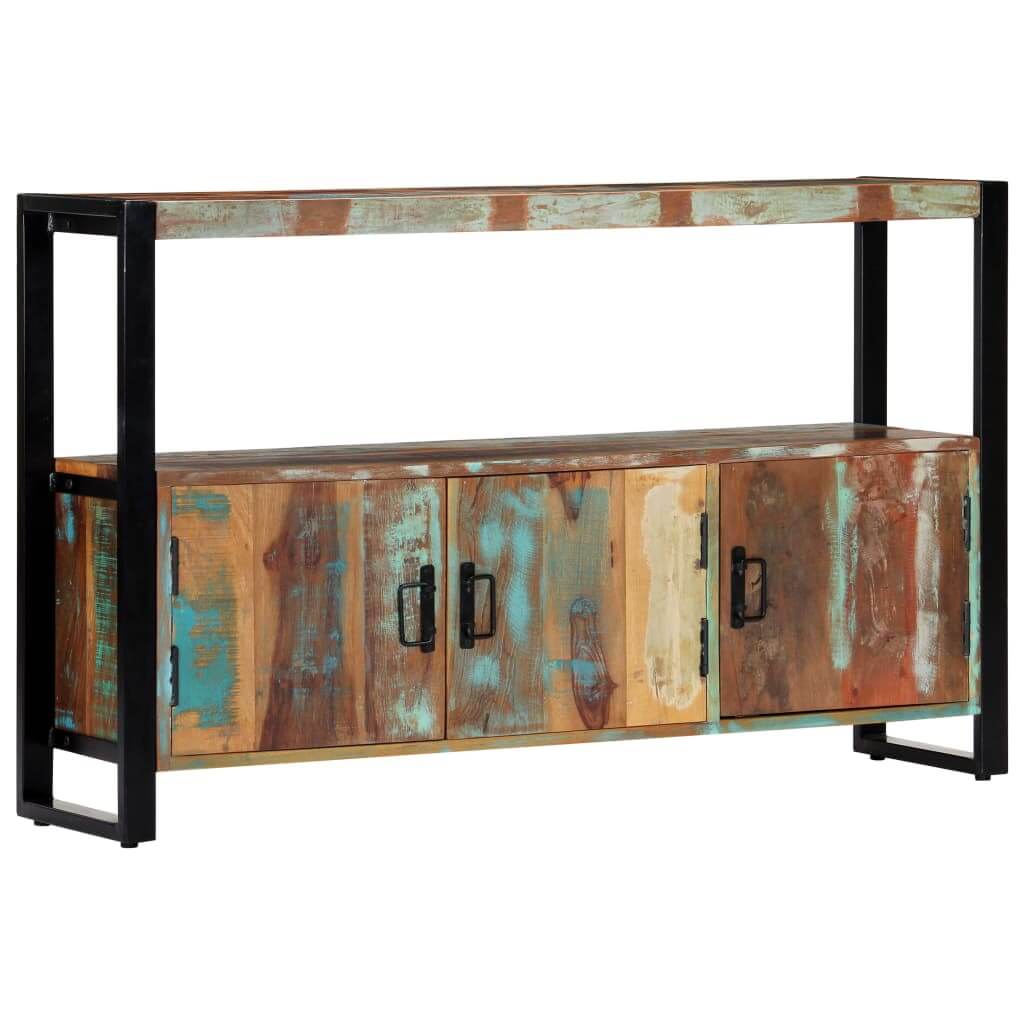 Sideboard 120X30X75 Cm Solid Reclaimed Wood